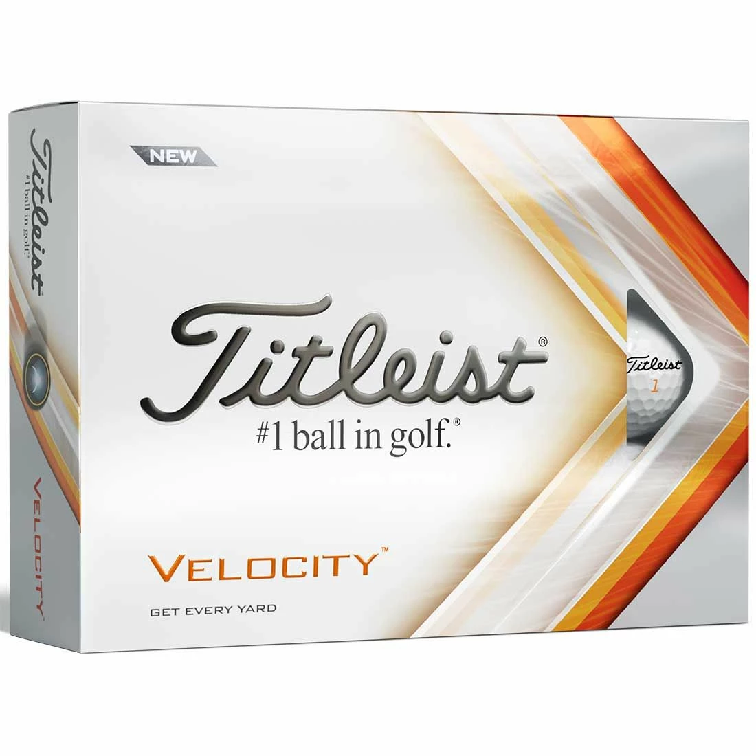 Titleist Velocity White Golf Balls 3 Titleist Velocity White Golf Balls