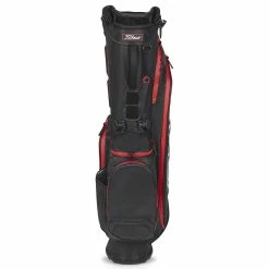 Titleist Players 4 Stadry Stand Bag -Golf Balls Sales titleist 2023 players 4 stadry stand bag black black red front itempicture