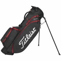 Titleist Players 4 Stadry Stand Bag -Golf Balls Sales titleist 2023 players 4 stadry stand bag black black red itempicture