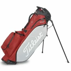 Titleist Players 4 Stadry Stand Bag -Golf Balls Sales titleist 2023 players 4 stadry stand bag dark red grey black itempicture