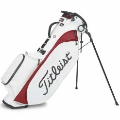 Titleist Players 4 Stand Bag -Golf Balls Sales titleist 2023 players 4 stand bag whtie dark red itempicture