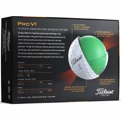 Titleist Pro V1 Custom Number Golf Balls -Golf Balls Sales titleist 2023 pro v1 golf balls back itempicture