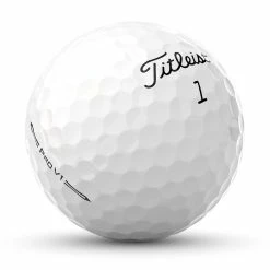 Titleist Pro V1 Golf Balls 12 Titleist Pro V1 Golf Balls -Golf Balls Sales titleist 2023 pro v1 golf balls low numbers ball angle itempicture