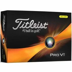 Titleist Pro V1 Yellow Custom Number Golf Balls