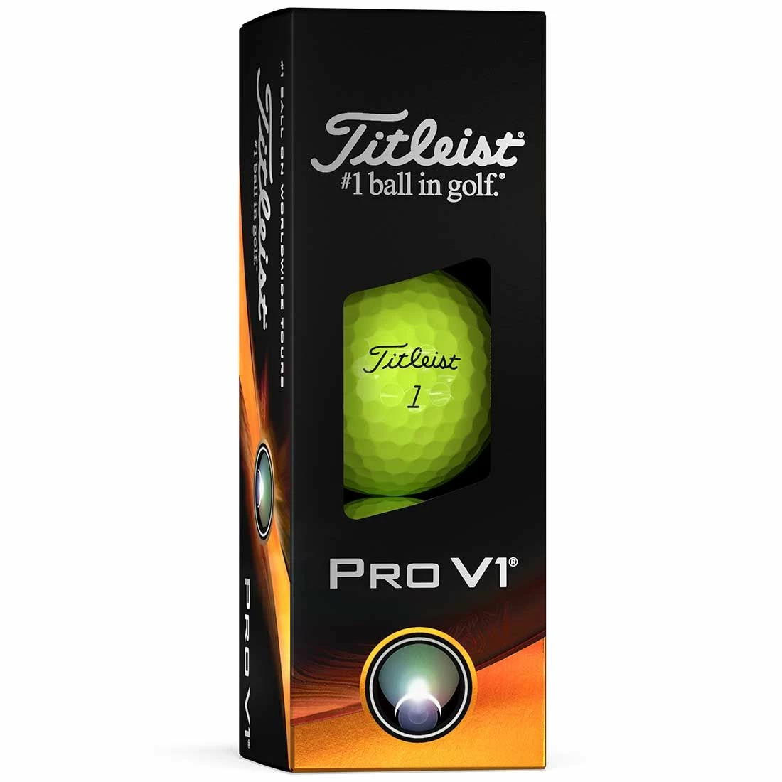 Titleist Pro V1 Yellow Custom Number Golf Balls 4 Titleist Pro V1 Yellow Custom Number Golf Balls - Image 2