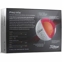 Titleist Pro V1x Golf Balls -Golf Balls Sales titleist 2023 pro v1x golf balls back itempicture