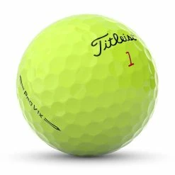 Titleist Pro V1x Yellow Golf Balls -Golf Balls Sales titleist 2023 pro v1x yellow golf balls ball angle itempicture
