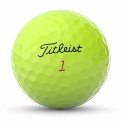 Titleist Pro V1x Yellow Golf Balls -Golf Balls Sales titleist 2023 pro v1x yellow golf balls front stamp itempicture