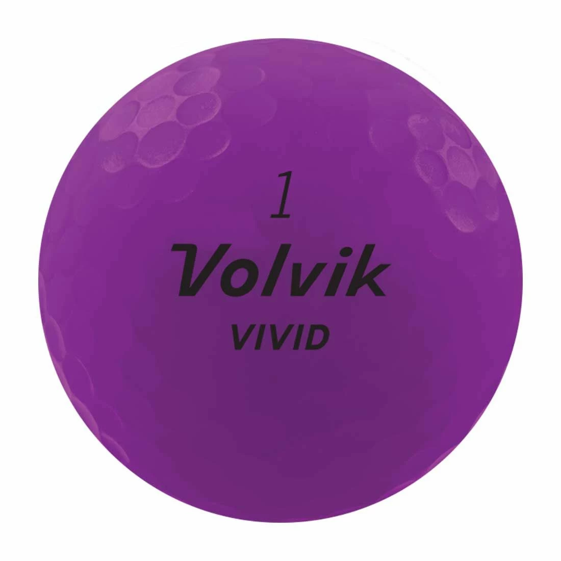 Volvik Vivid Purple Golf Balls 4 Volvik Vivid Purple Golf Balls - Image 2