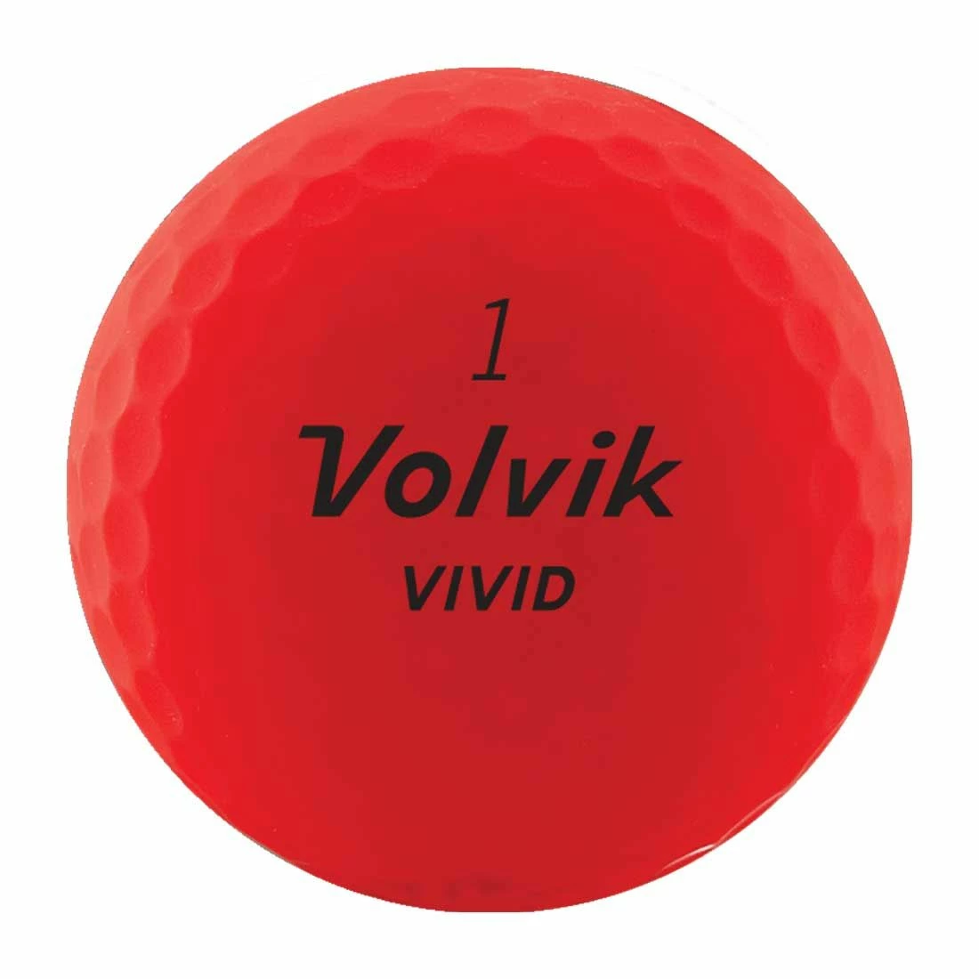 Volvik Vivid Red Golf Balls 4 Volvik Vivid Red Golf Balls - Image 2