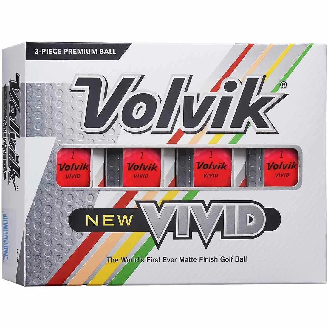 Volvik Vivid Pink Golf Balls 3 Volvik Vivid Pink Golf Balls