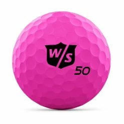 Wilson Staff 50 Elite Pink Golf Balls -Golf Balls Sales wilson staff 50 elite pink golf balls ball itempicture