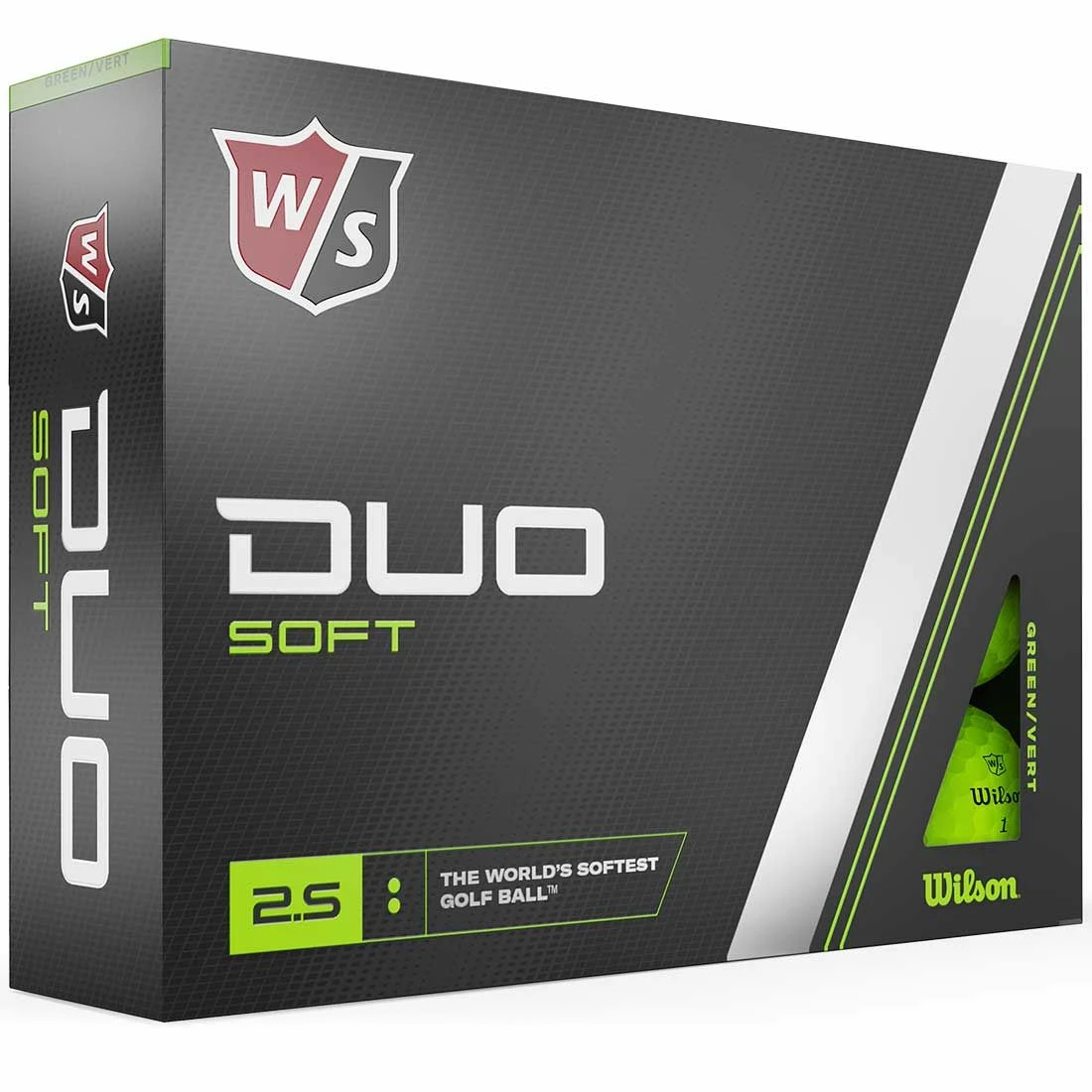 Wilson Staff DUO Soft Green Golf Balls 3 Wilson Staff DUO Soft Green Golf Balls