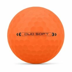 Wilson Staff DUO Soft Orange Golf Balls -Golf Balls Sales wilson staff duo soft orange golf balls ball front itempicture